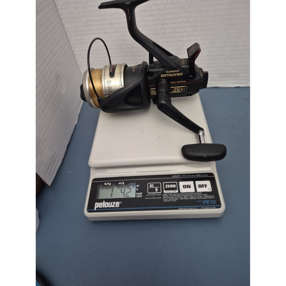 Shimano Baitrunner 3500B Spinning Reel 3BB 4.8:1 Front Drag Black/Silver